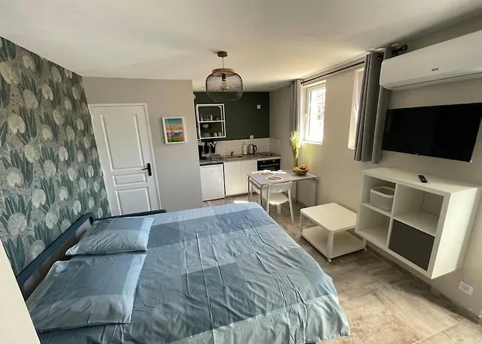 Nid Catalan Climatise Jardin Centre-ville Διαμέρισμα Περπινιάν